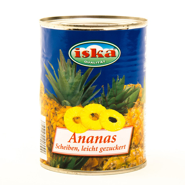 Ananás kompót - plátky (plech)