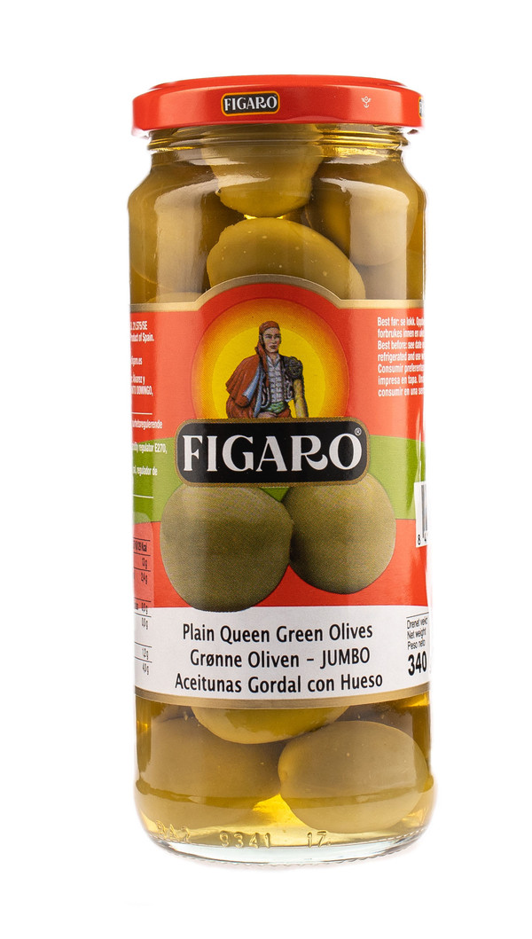 Green olives whole QUEEN (glass)