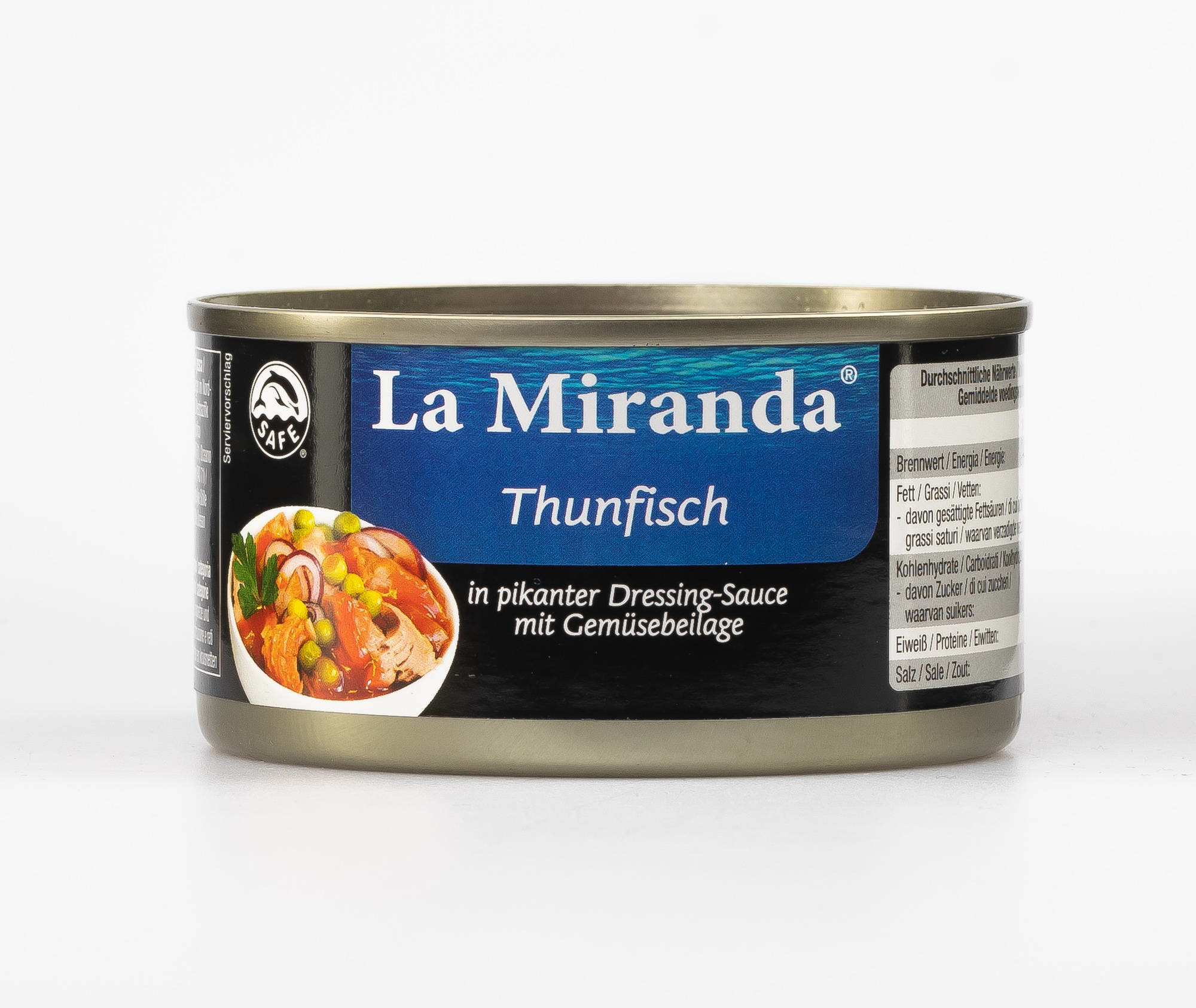 Tuna pieces in tomato sauce with vegetables LA MIRANDA