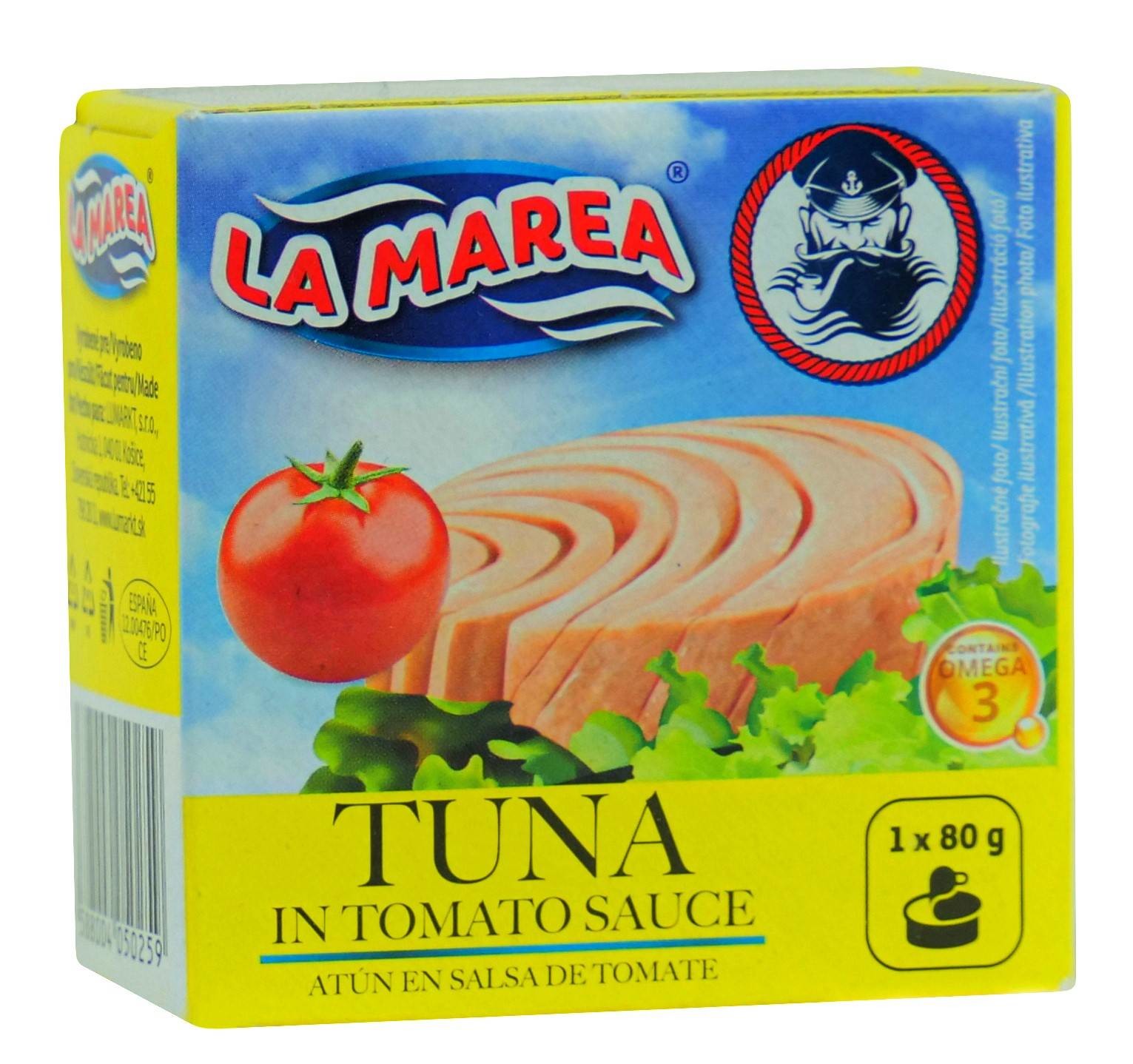 Tuniak v paradajkovej omáčke, EO 